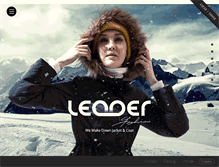 Tablet Screenshot of leaderfashion.com